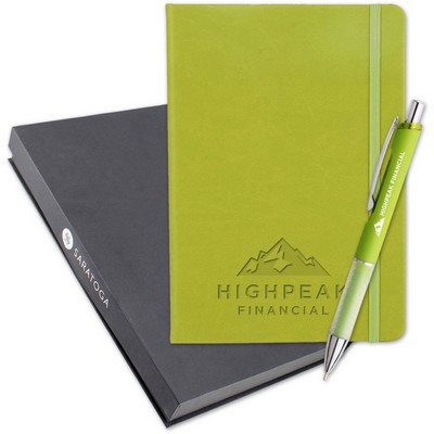 Bella Luna Brite Journal And Pen Set Debossed