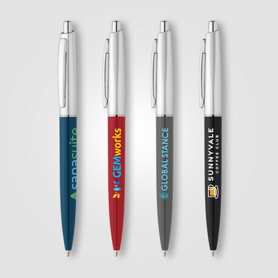 Natori Recycled Plastic Chrome Trim Pen - ColorJet